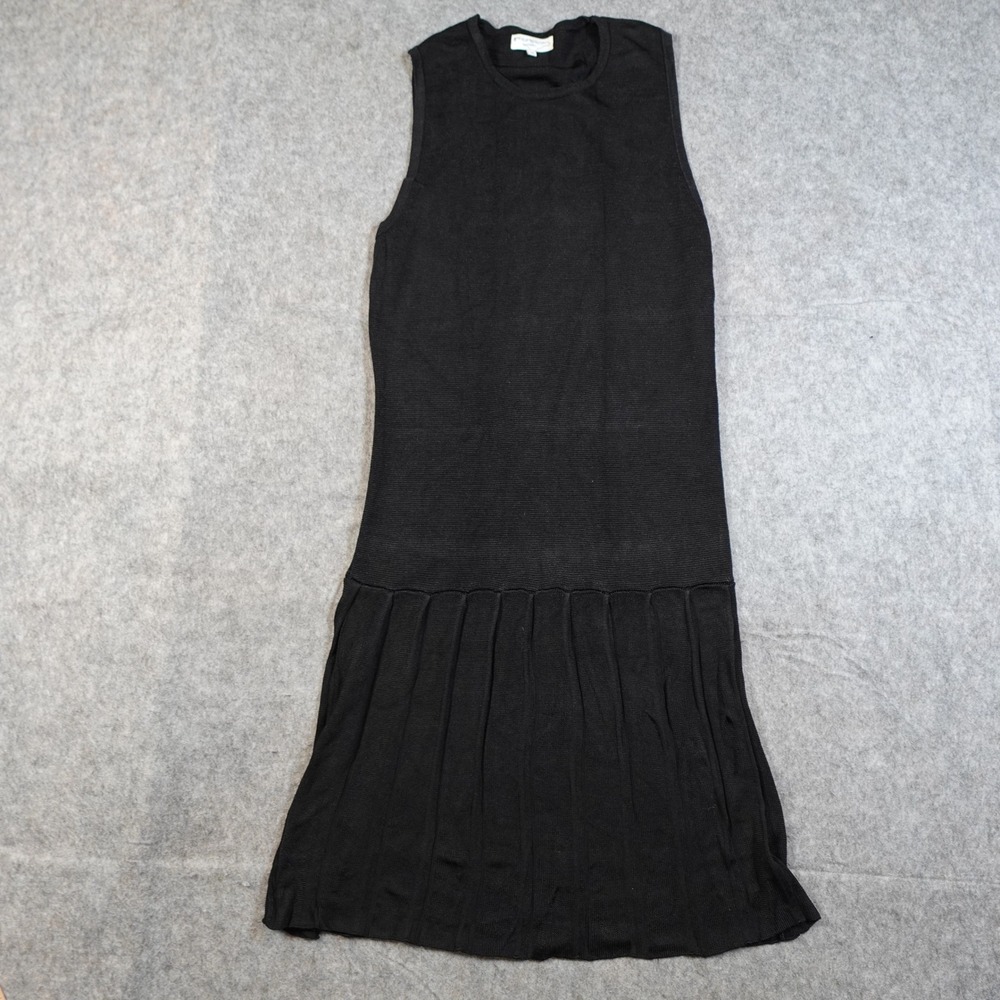 Opening Ceremony Dress Womens Medium Knits Black Midi Sleeveless Crew Neck